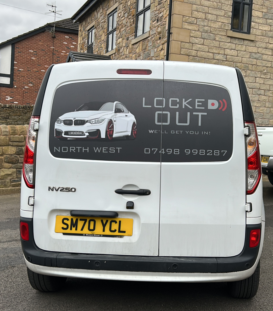 Locked Out NW branded van — North West auto locksmith